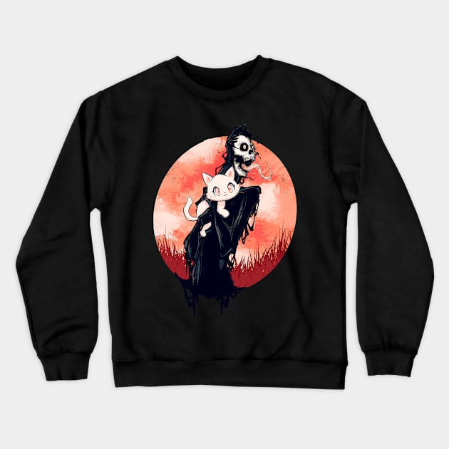 Cat Person Crewneck Sweatshirt by LVBart